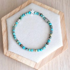 Bracelet femme | Jaspe impérial | Lithothérapie | acier inoxydable | Presqu'îles bijoux | 62800 LIEVIN
