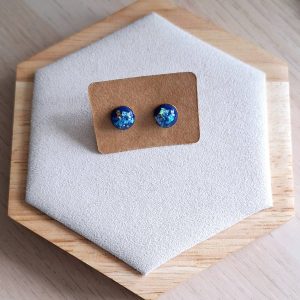 Boucles d'oreilles | acier inoxydable | acétate | Presqu'îles bijoux | 62800 LIEVIN