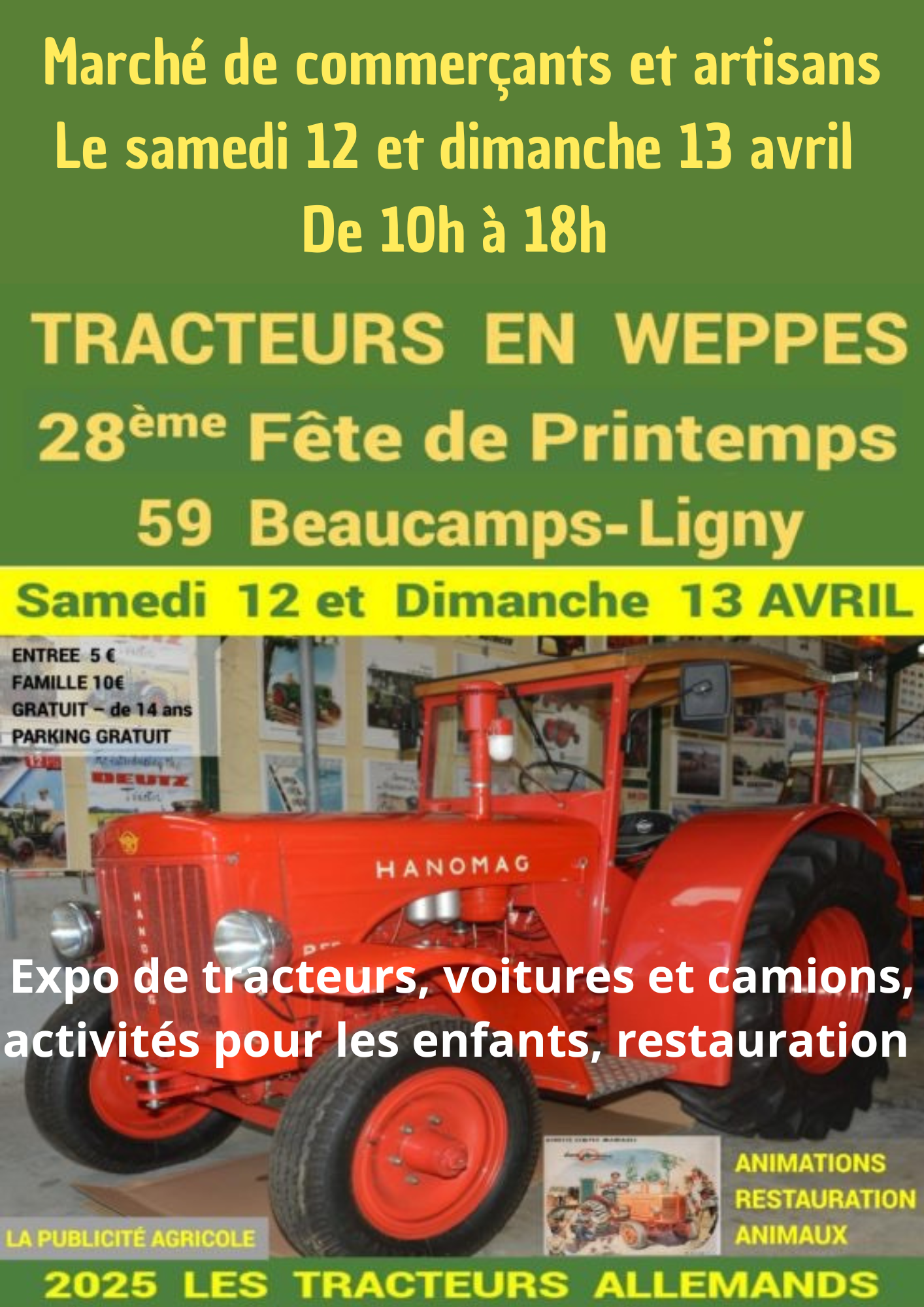 Tracteurs en Weppes