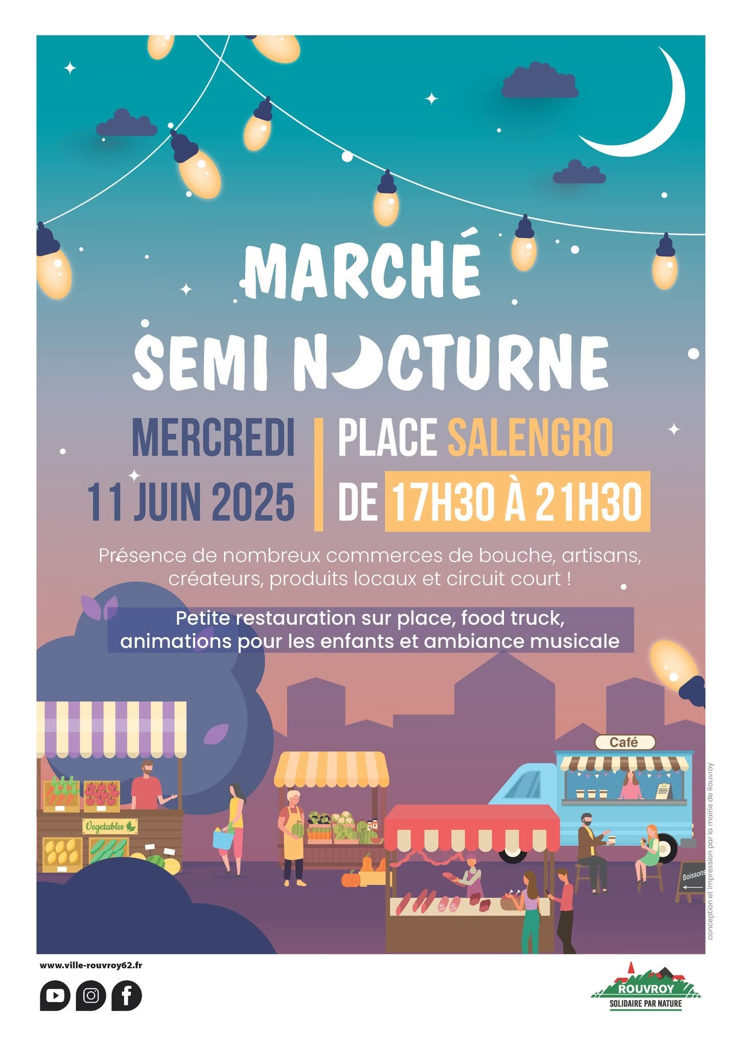 Marché semi nocturne Rouvroy 11 juin