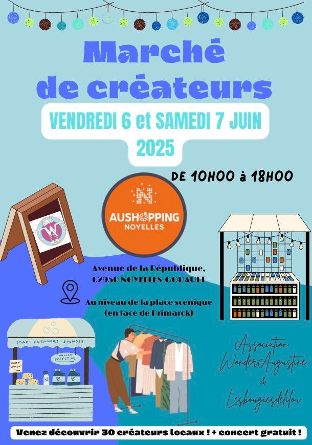 Marché créateurs Auchan Noyelles Godault