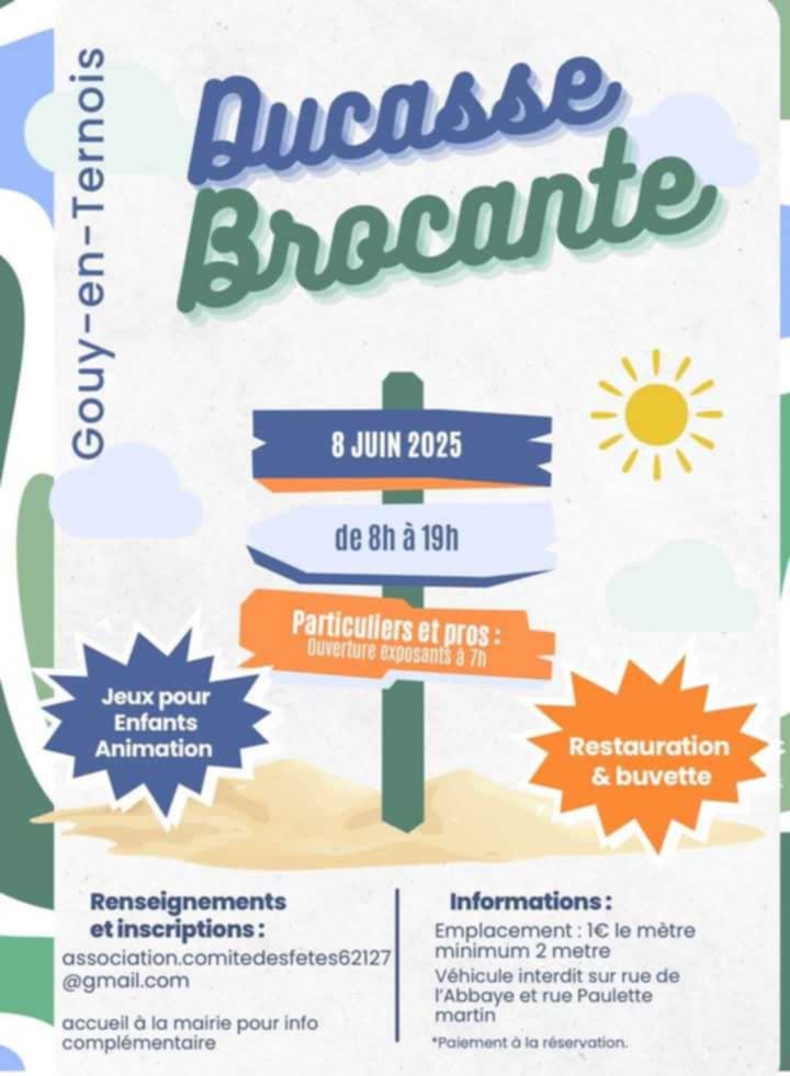 Ducasse Brocante Gouy-en-Ternois 8 juin