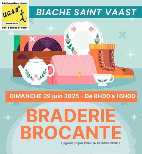 Braderie Brocante Biache-Saint-Vasst 29 juin