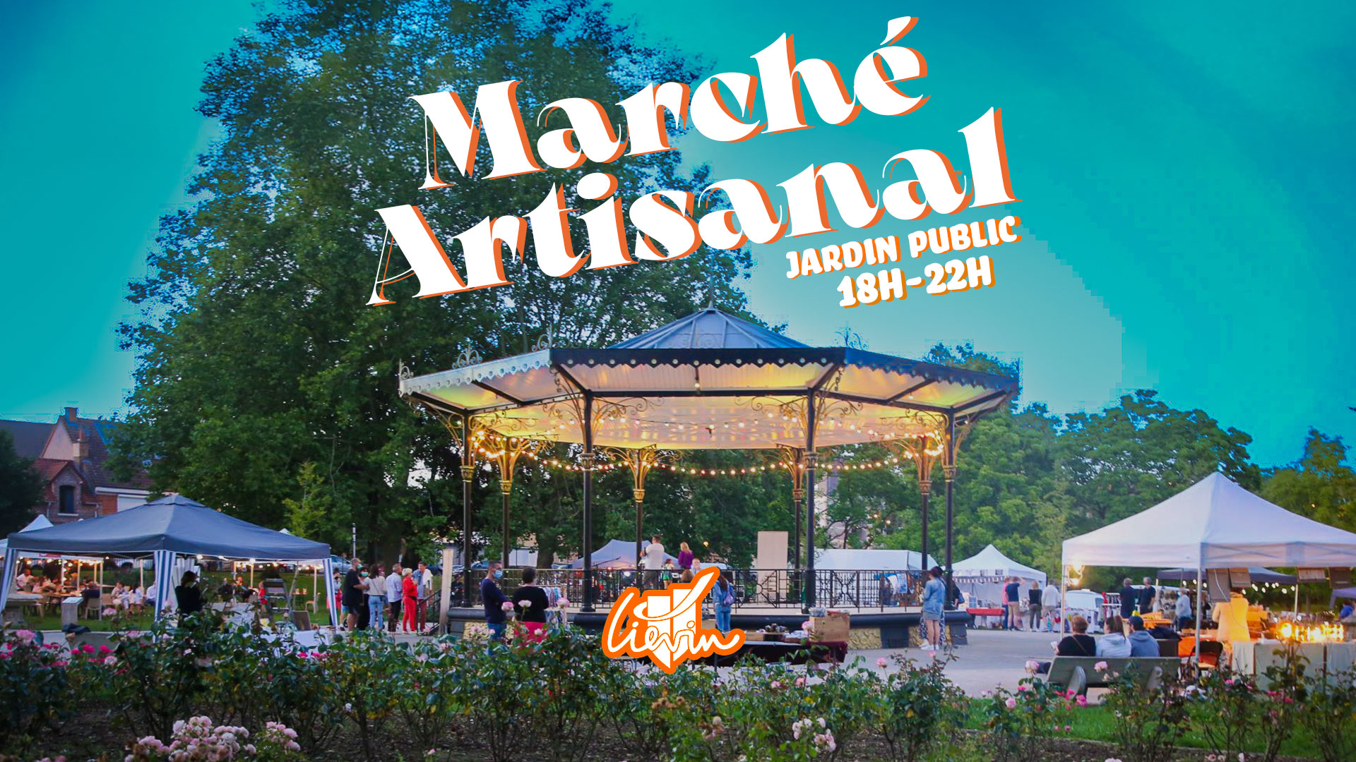 Marché artisanal nocturne Liévin 11 juillet