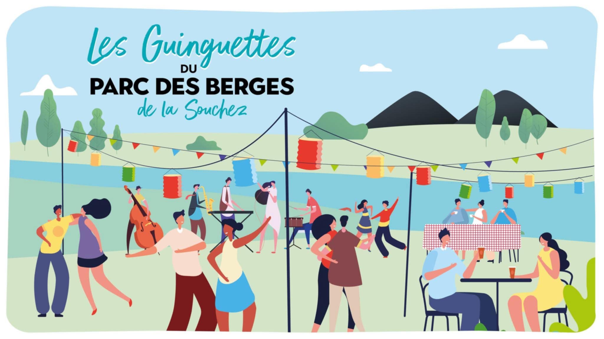 Guingettes du parc des berges de la Souchez à Harnes