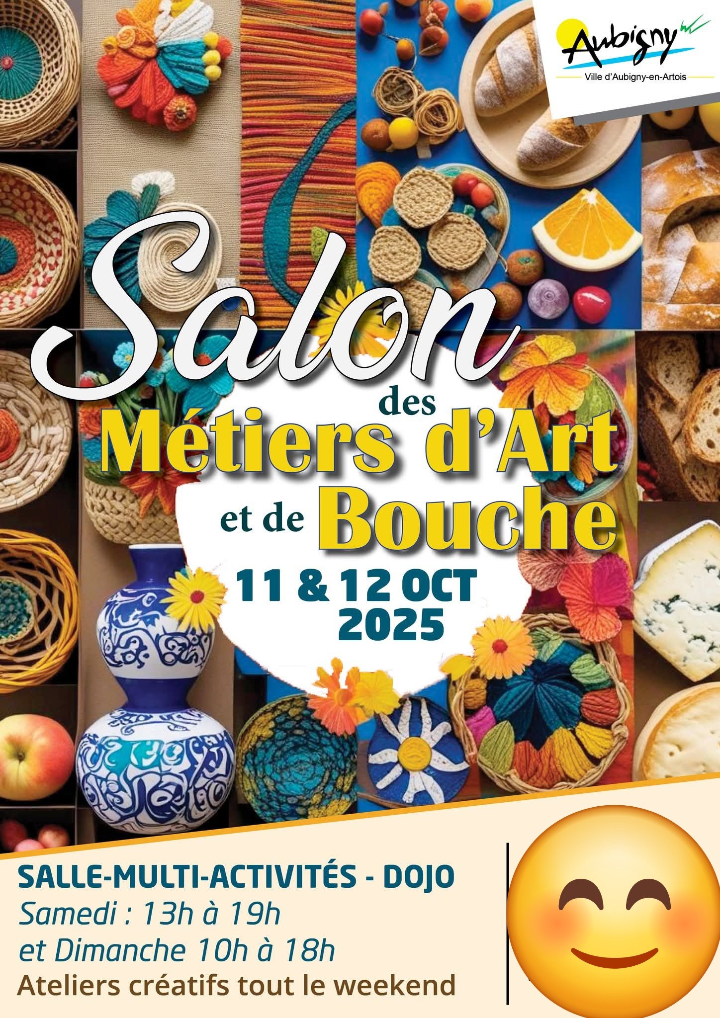 Salon métiers d'art et de bouche Aubigny-en-Artois 12 octobre