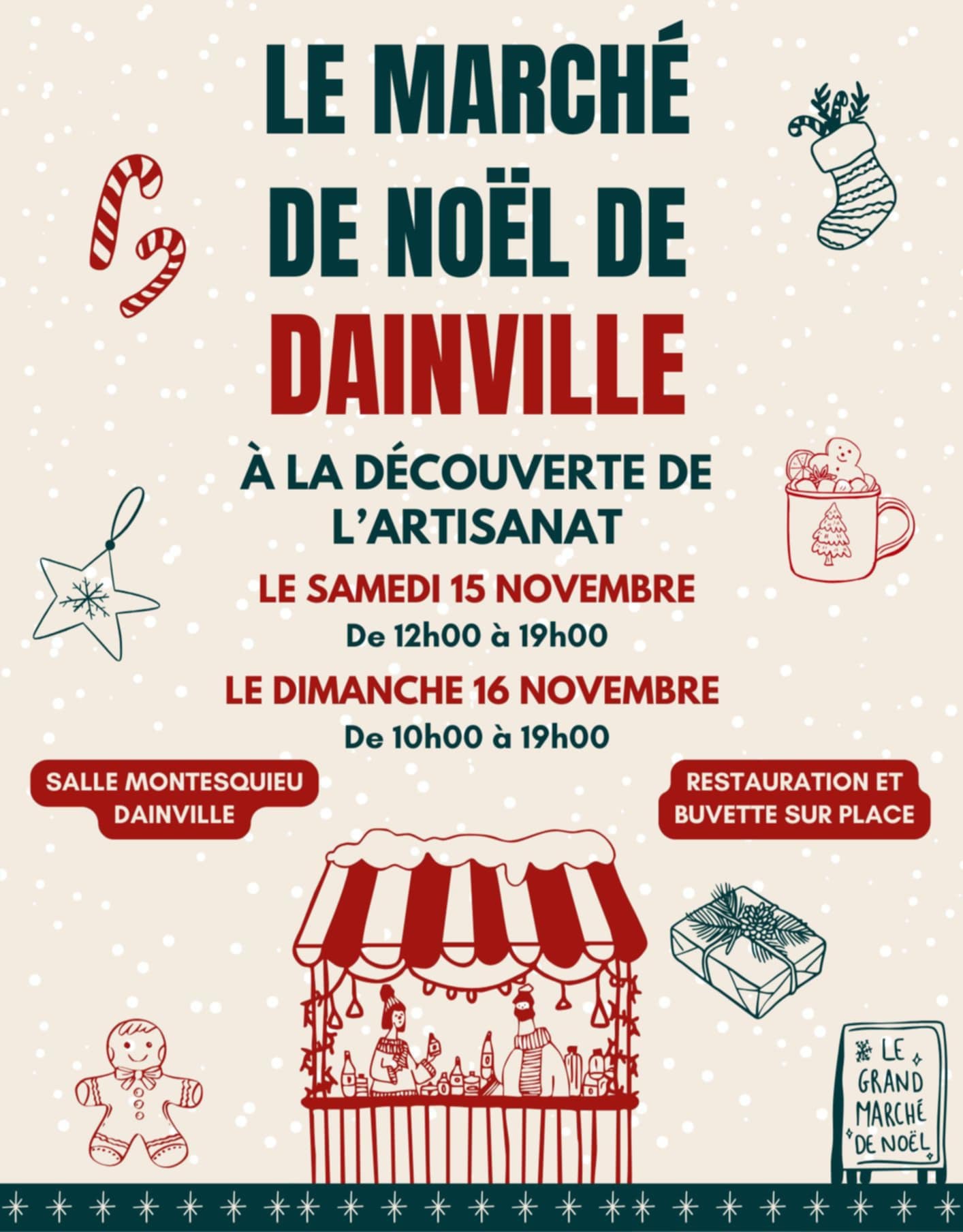 Marché de Noël de Dainville du 15 au 16 novembre 2025