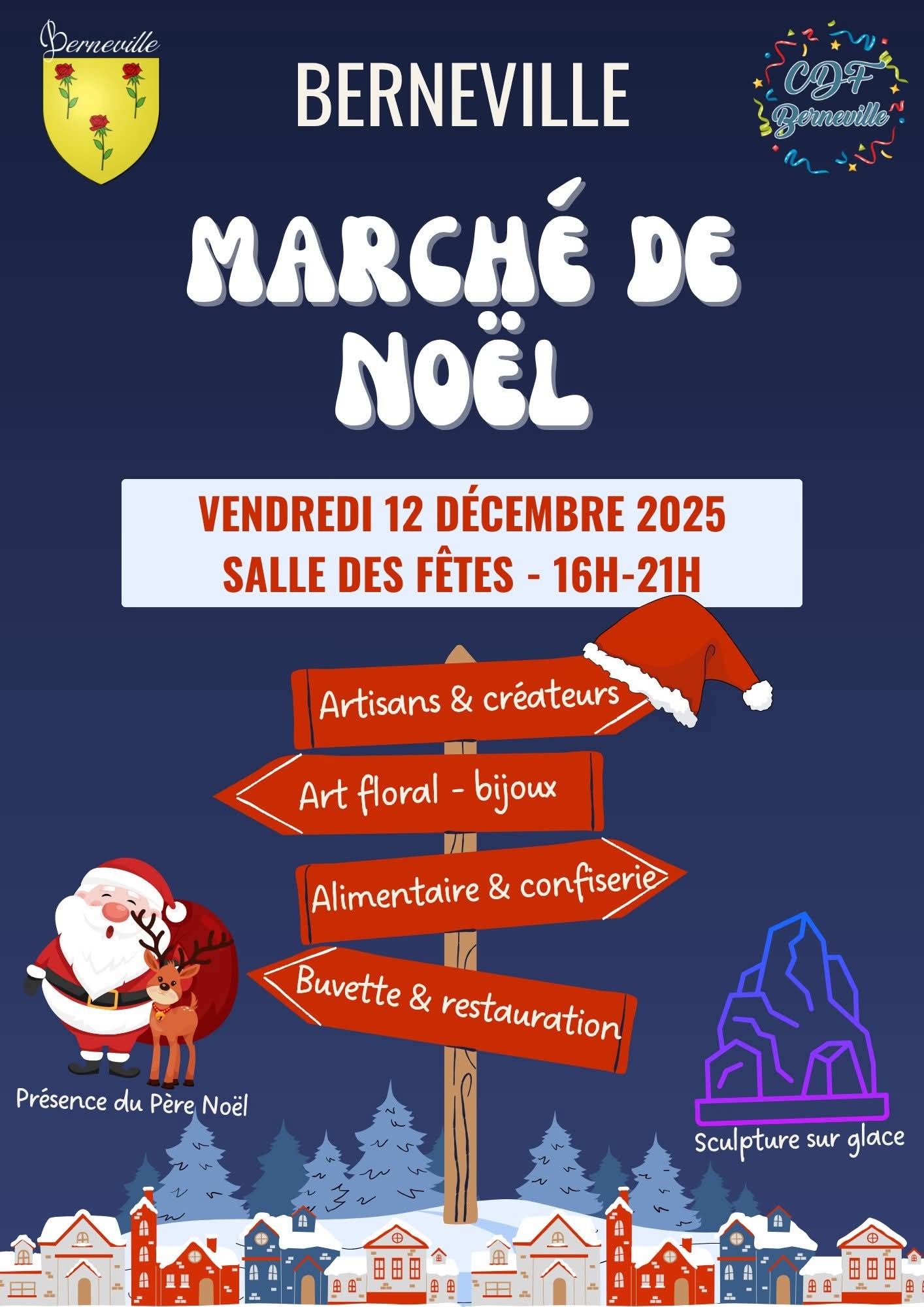 Marché de Noël Berneville 12 décembre 2025